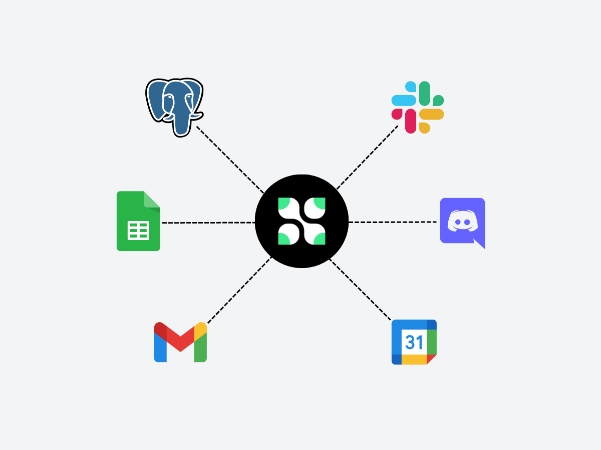 MCP server integrations connecting agents to multiple platforms