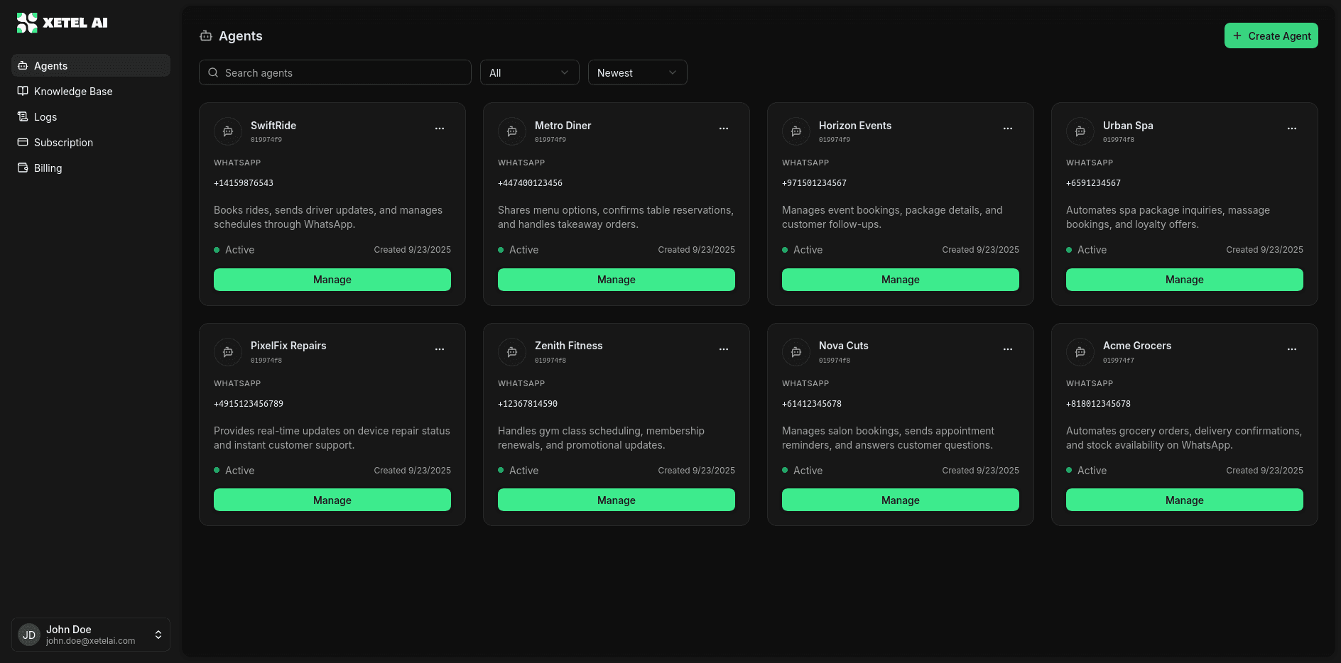 app screen